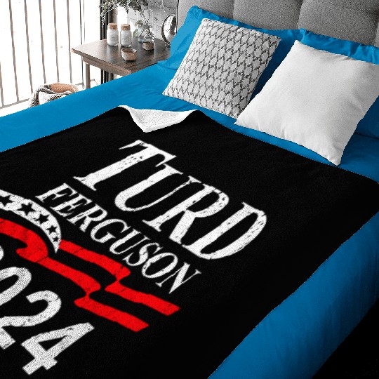 TURD FERGUSON for President 2024 retro Baby Blankets