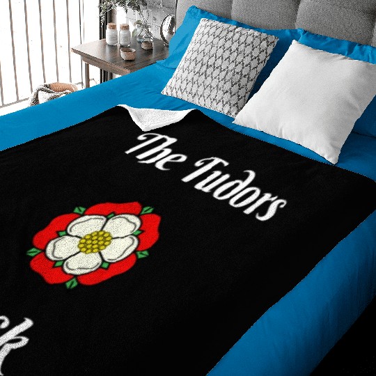 Funny Tudor History Rose for College School Baby Blankets