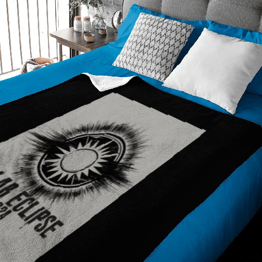 Solar Eclipse 2024 Naturally Phenomenal Baby Blankets