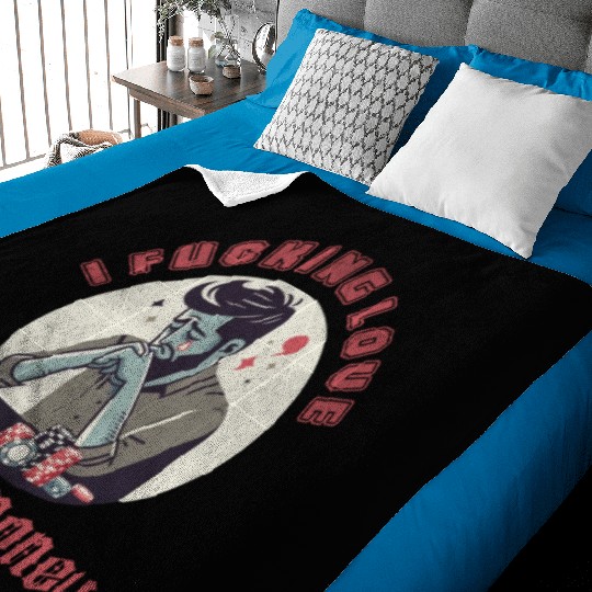 I fucking love losing money Baby Blankets