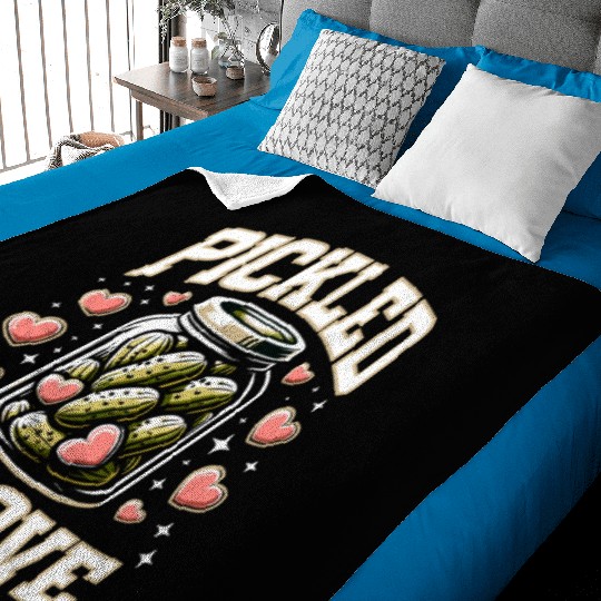 Pickle Lover Funny Pickle Dill pickle Pickled Baby Blankets