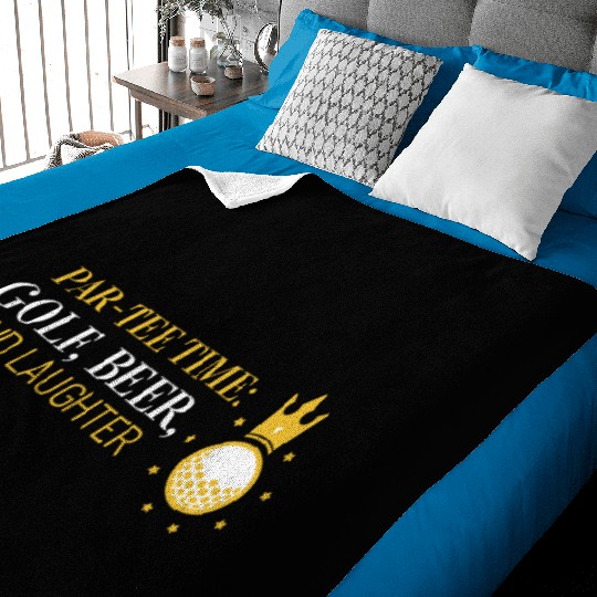 Par-Baby Blankets Time, Golf, Beer, and Laughter