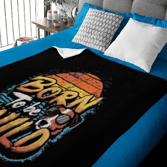BORN TO BE WILD Baby Blankets
