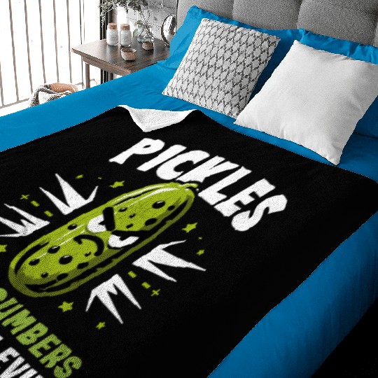 Pickle Lover Funny Pickle Dill pickle Pickled Baby Blankets