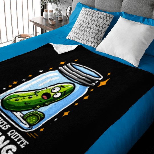 Pickle Lover Funny Pickle Dill pickle Pickled Baby Blankets