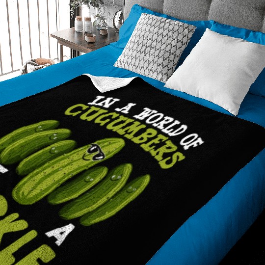 Pickle Lover Funny Pickle Dill pickle Pickled Baby Blankets