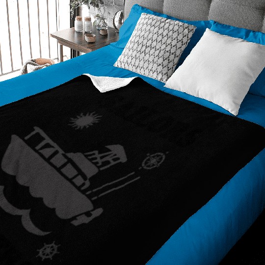 sailors brothers quote tuna fishers yacht summer Baby Blankets