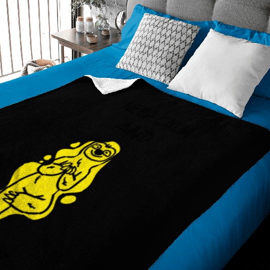 keep calm and namaste Baby Blankets