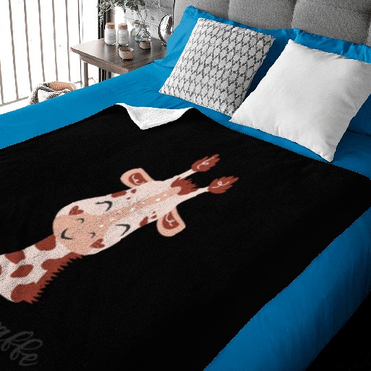 Baby Giraffe Baby Blankets