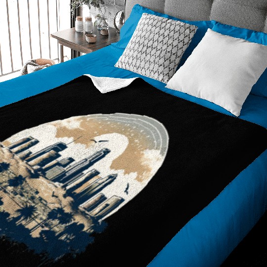 Los Angeles - City of Angels Baby Blankets