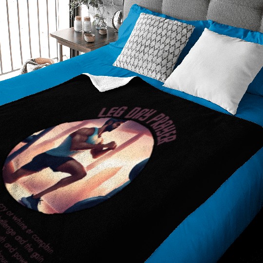 Weight Lifting Leg Day Prayer Baby Blankets