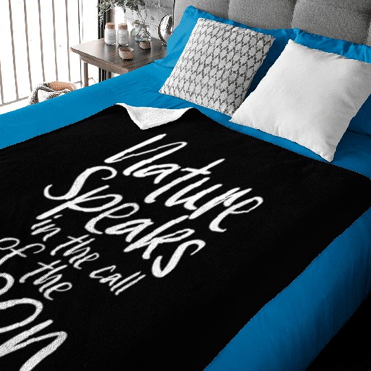 Nature Speaks In The Call Of The Loon Baby Blankets