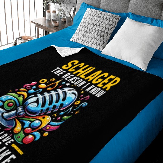 German Schlager Singer Germany Music Lover Baby Blankets