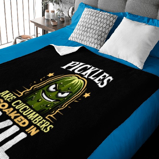 Pickle Lover Funny Pickle Dill pickle Pickled Baby Blankets