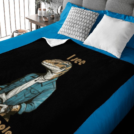 I see lizard people Baby Blankets