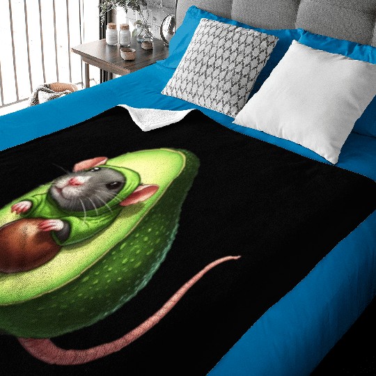 Avo-Rat - Avocado Costume Baby Blankets