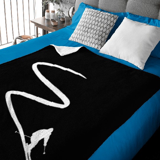 Skiing Mountains Winter sports Nature Baby Blankets