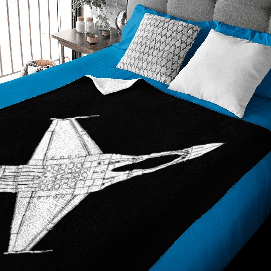 JASDF Mitsubishi F 2 Baby Blankets