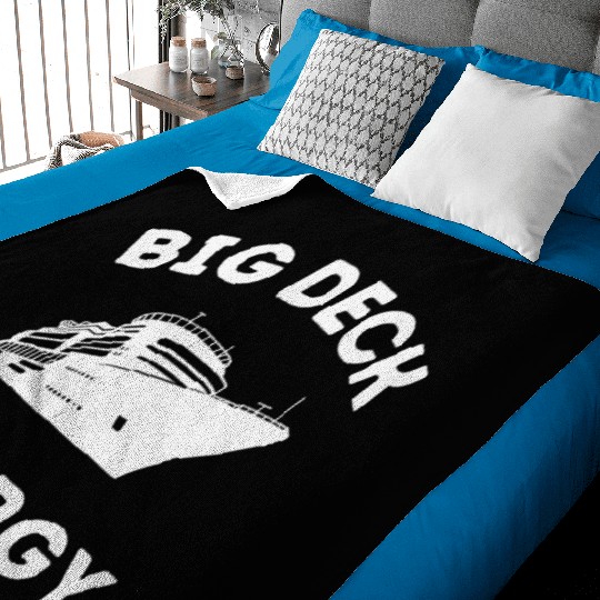 Cruise Ship Big Deck energy Baby Blankets