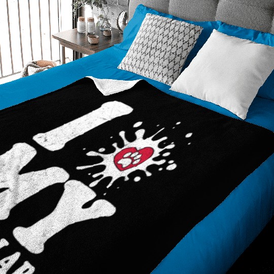 I Love My Black Lab Labrador Retriever Owner Baby Blankets