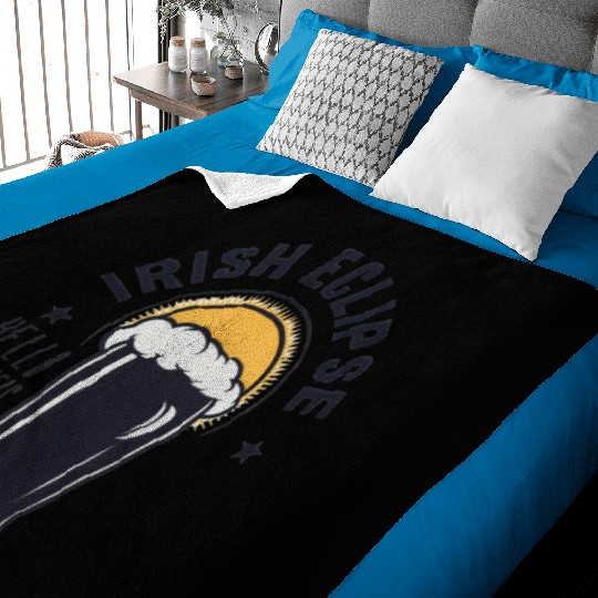 Irish Solar Eclipse - Hello Darkness My Old Friend Baby Blankets