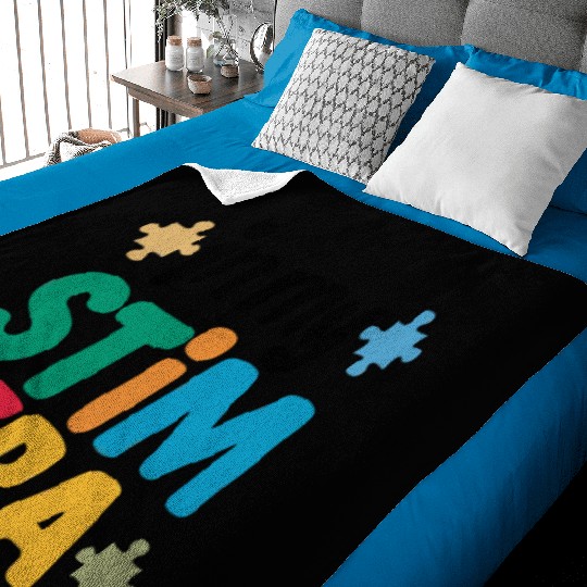 In My Stimulation Era Autism Spectrum Autism Baby Blankets