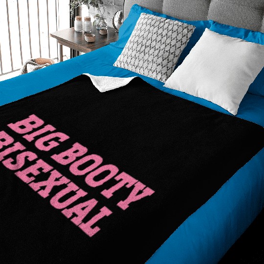 Big Booty Bisexual LGBTQ Pride Month Baby Blankets