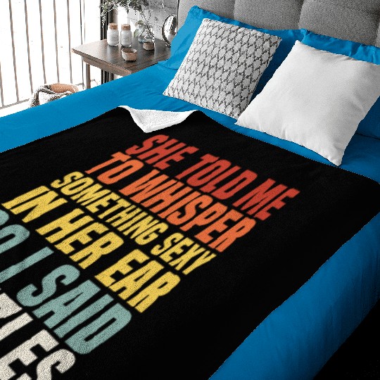 Whisper Something Sexy PUZZLES Jigsaw Puzzlers Men Baby Blankets