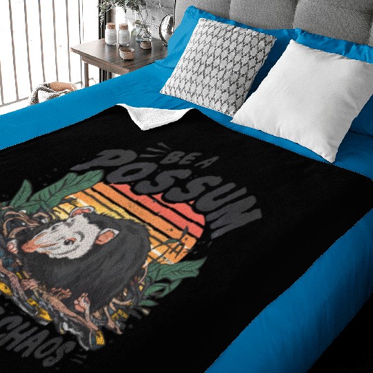 Be a Possum in a world of chaos Street Cats Squad Baby Blankets