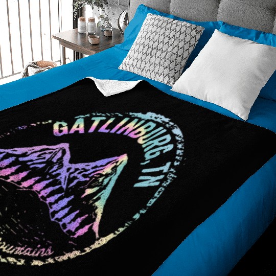 Gatlinburg Tennessee Great Smoky Mountain Souvenir Baby Blankets