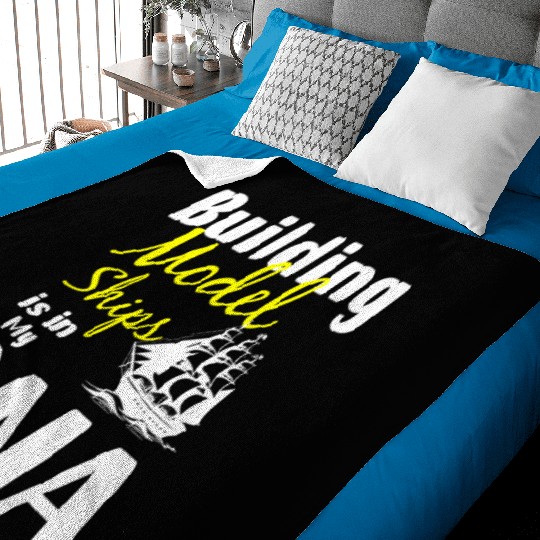 Ship Miniature Lake Rc Ship Baby Blankets