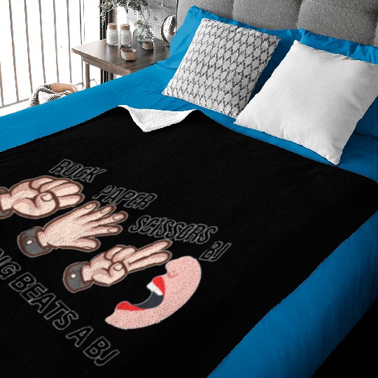 Rock Paper Scissors BJ Baby Blankets