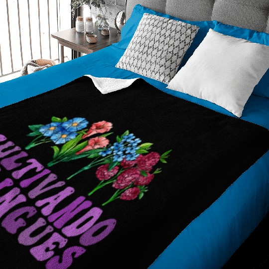 Cultivando Bilingües Spanish Teacher Baby Blankets