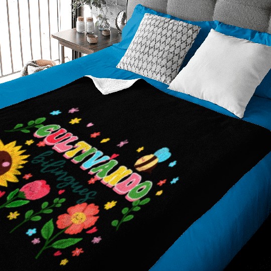 Cultivando Bilingües Spanish Teacher Baby Blankets