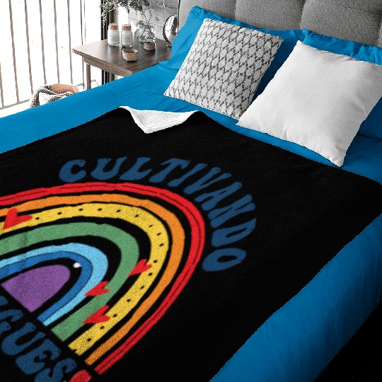 Cultivando Bilingües Spanish Teacher Baby Blankets