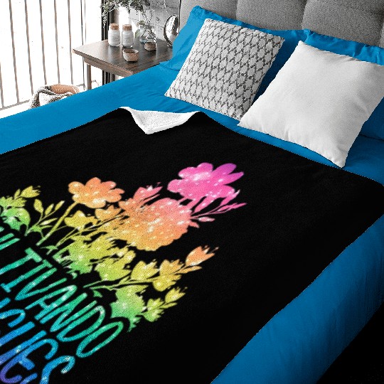 Cultivando Bilingües Spanish Teacher Baby Blankets