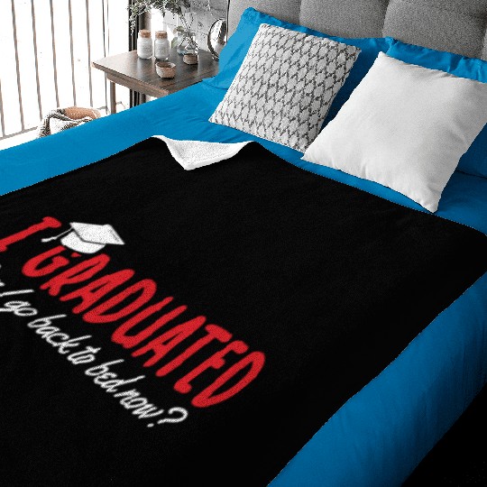 Funny Graduate Relaxation Baby Blankets
