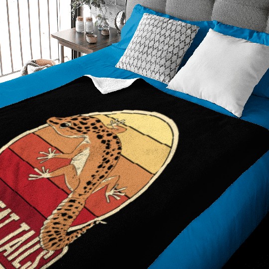 I Like Fat Tails Crested Lizard Gekkota Leopard Baby Blankets