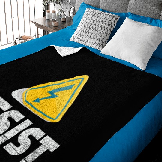 Resist Electrical Engineer Physicist Electrician Baby Blankets