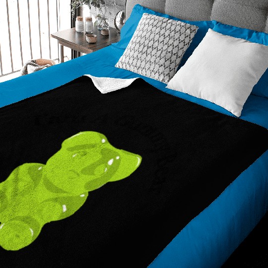 I'm A Gummy Bear Baby Blankets
