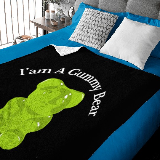 I'm A Gummy Bear Baby Blankets