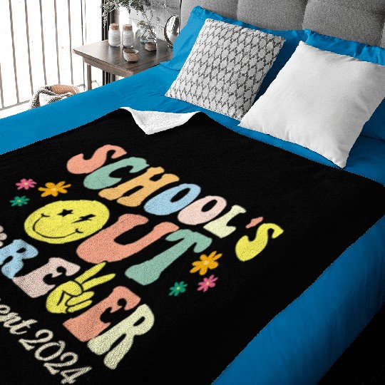 School s Out Forever Gifts Retired Teacher Baby Blankets