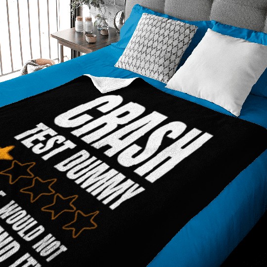 Broken Bone Injury Gifts Funny Crash Baby Blankets