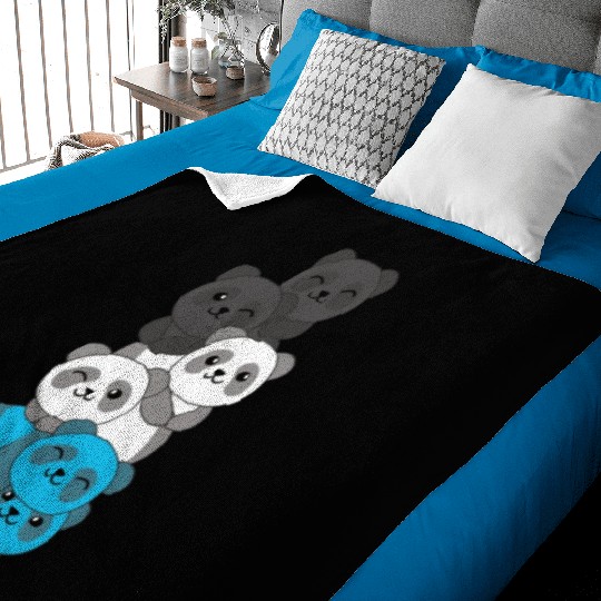 Mascic Flag Pride Lgbtq Cute Panda Baby Blankets