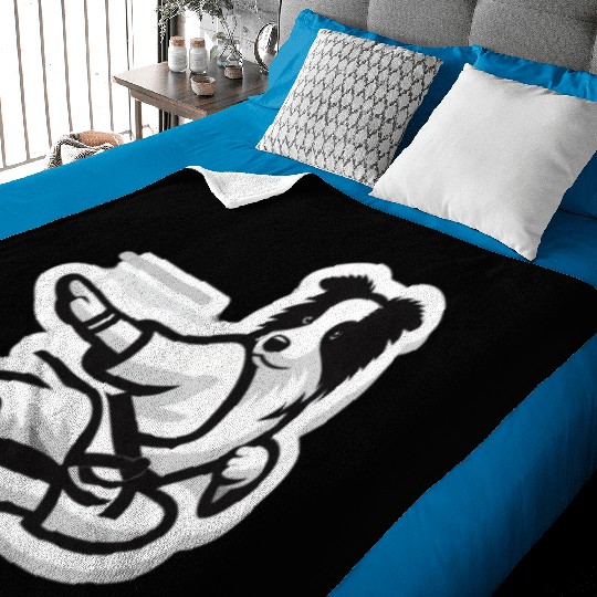 KungFu Dog I Baby Blankets