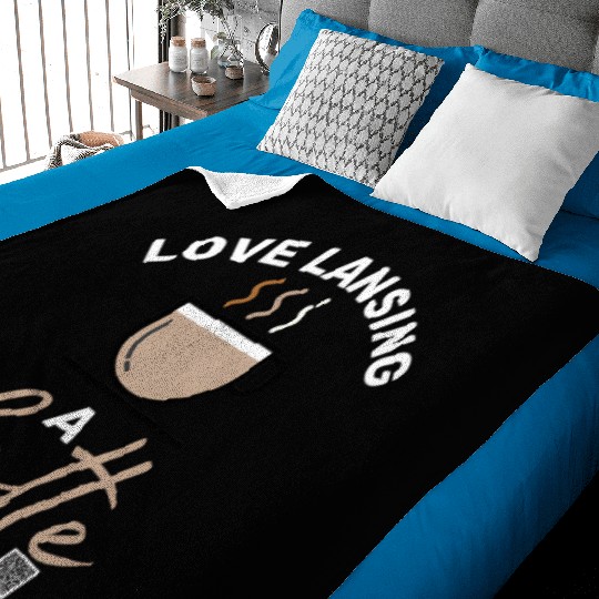Love Lansing a Latte Baby Blankets