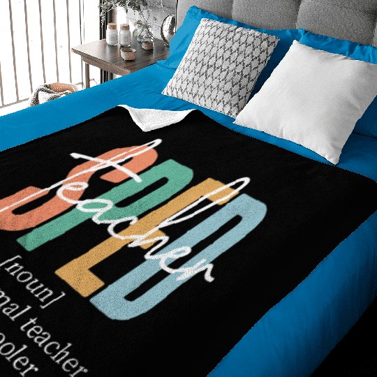 Special Education Sped Teacher Definition Baby Blankets