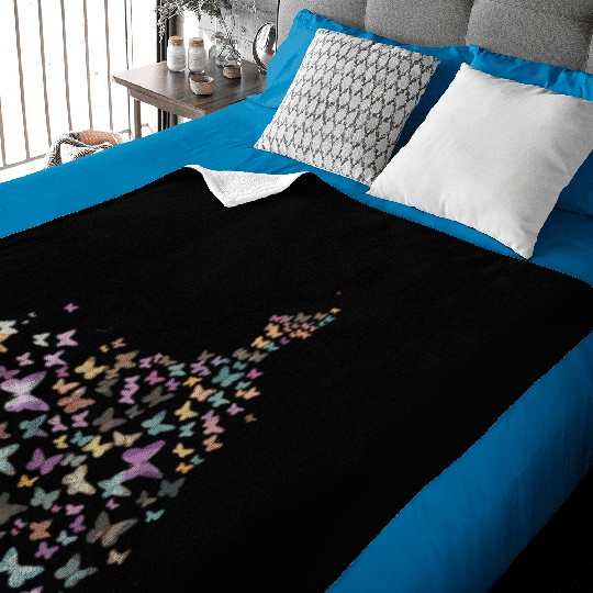 Colorful Butterfly Elegant for All Seasons Baby Blankets