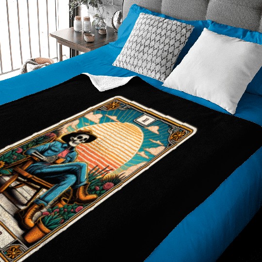 Tarot Card The Gardener Baby Blankets