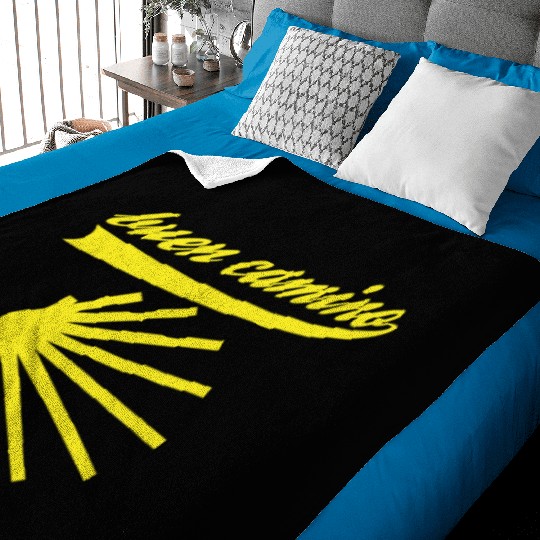 Way of St. James shell pilgrims buen camino Baby Blankets